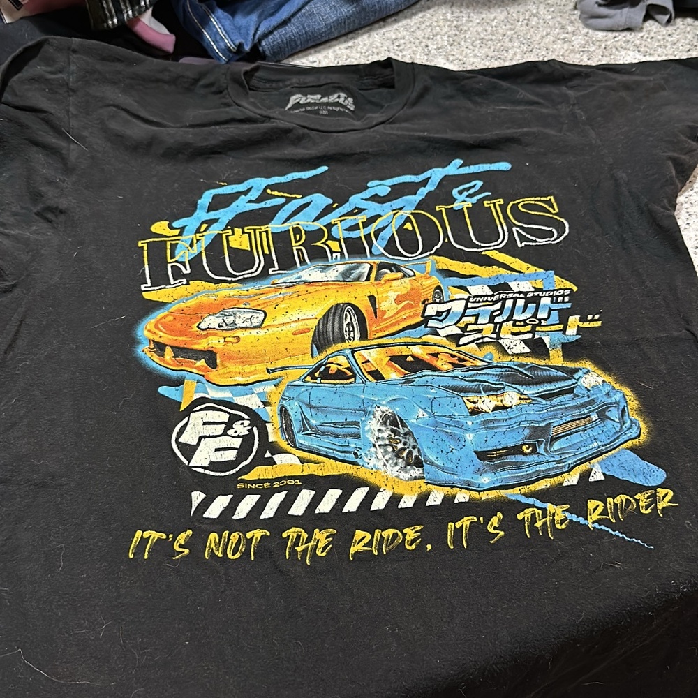 Fast and furious t shirt